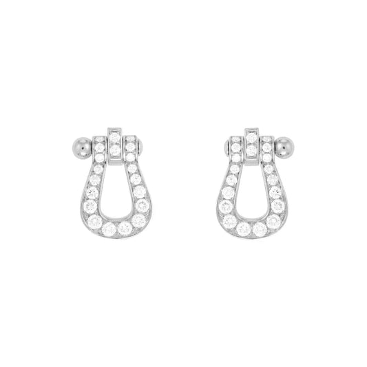 [ORA]FORCE 10 FULL DIAMOND STUD EARRINGS MINI MODEL