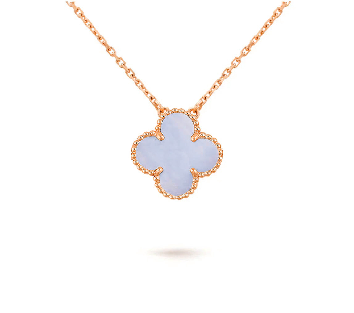 [ORA]CLOVER 15MM SINGLE FLOWER NECKLACE COLLECTION