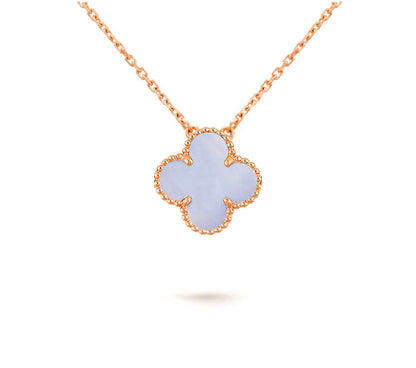 [ORA]CLOVER 15MM SINGLE FLOWER NECKLACE COLLECTION