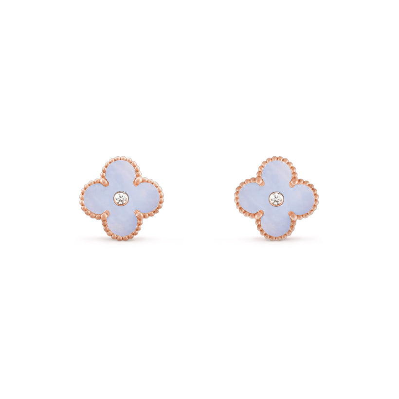 [ORA]CLOVER  15MM DIAMOND EARRINGS COLLECTION