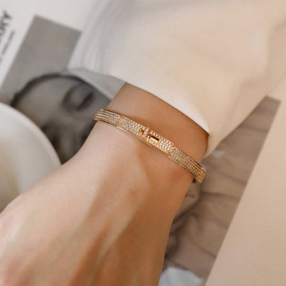 [ORA]KELLY BRACELET DIAMOND PAVED