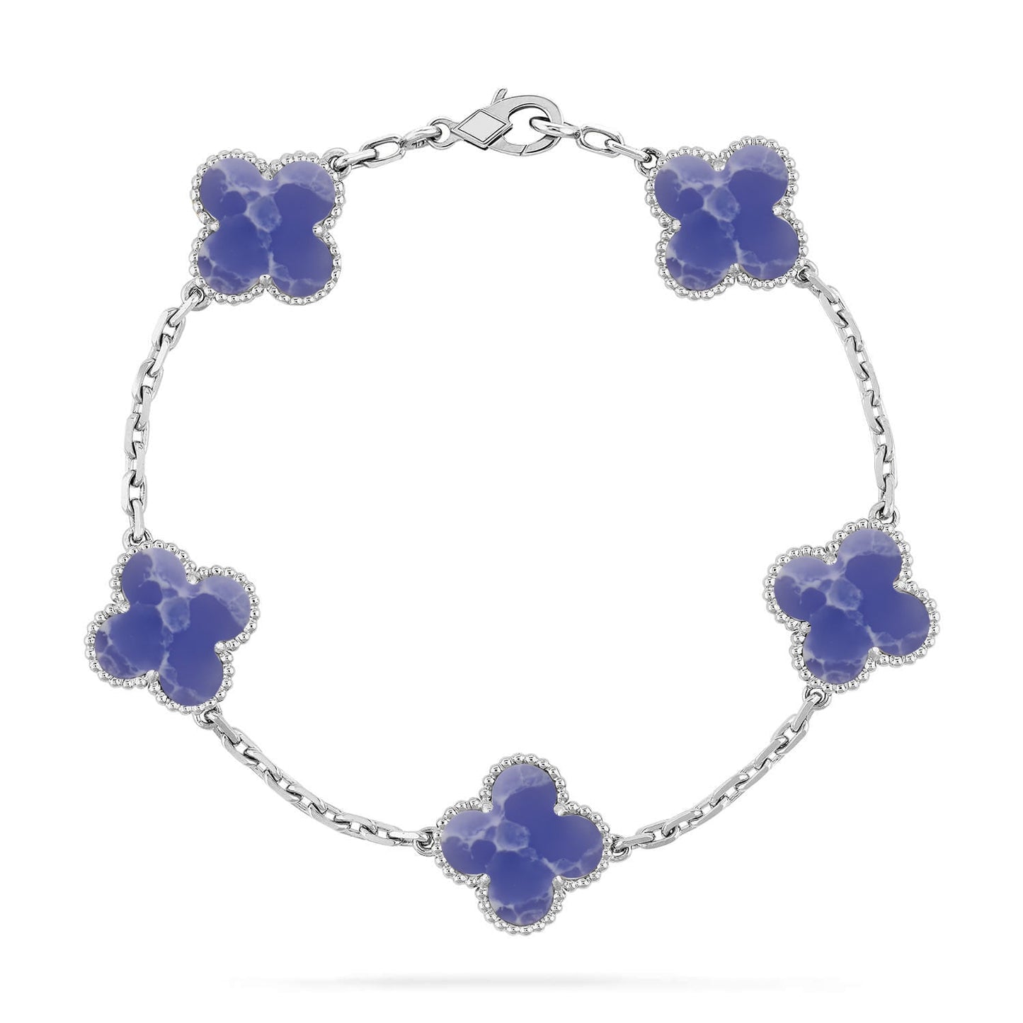 [ORA]CLOVER 5 MOTIF BLUE VEINS BRACELET COLLECTION