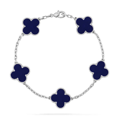[ORA]CLOVER 5 MOTIF LAPIS LAZULI BRACELET COLLECTION