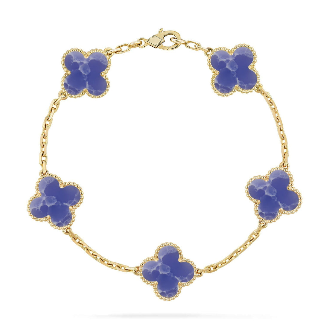 [ORA]CLOVER 5 MOTIF BLUE VEINS BRACELET COLLECTION