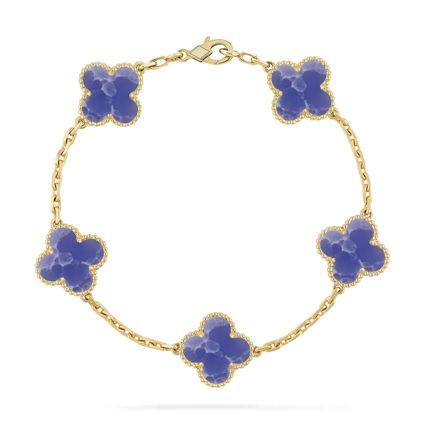 [ORA]CLOVER 5 MOTIF BLUE VEINS BRACELET COLLECTION