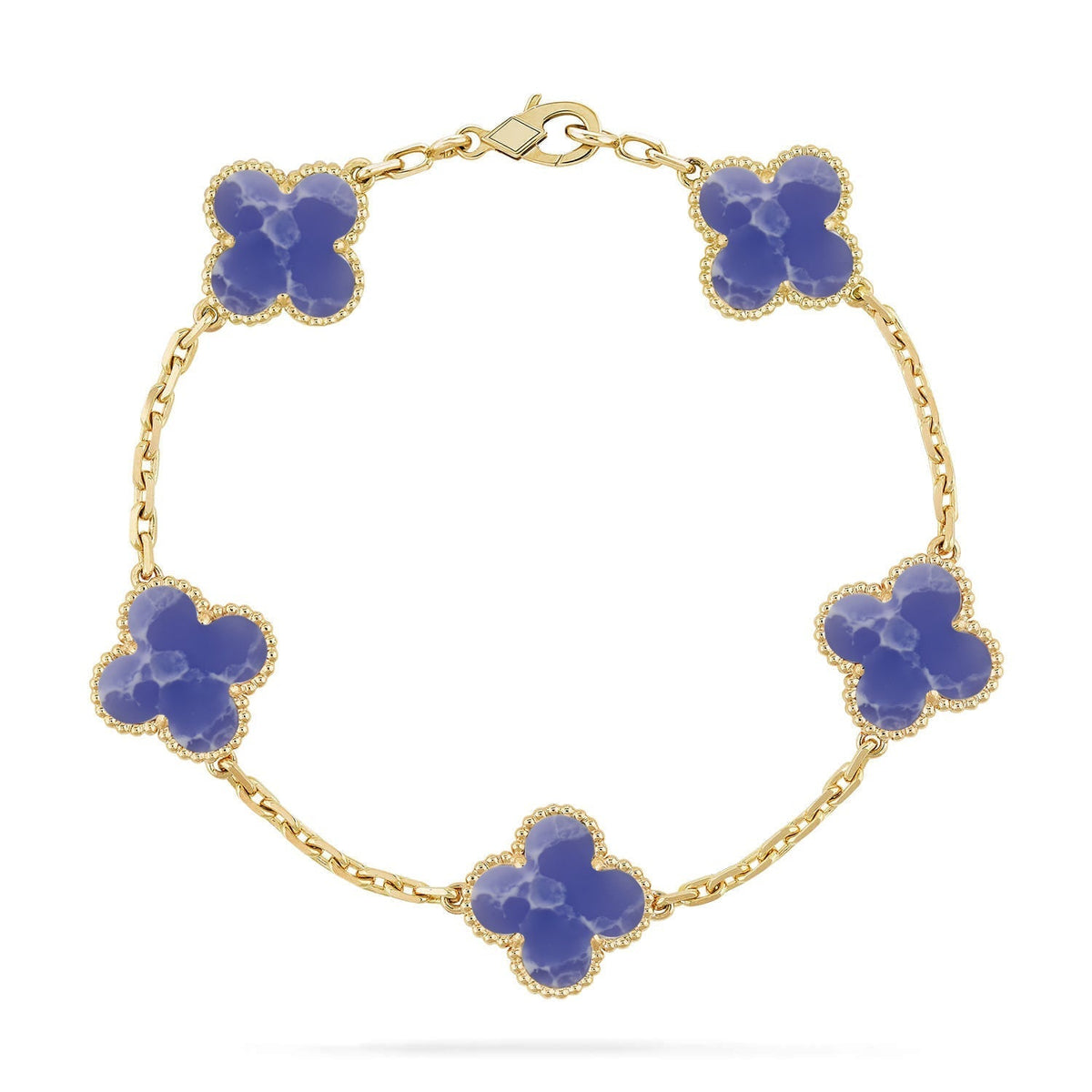 [ORA]CLOVER 5 MOTIF BLUE VEINS BRACELET COLLECTION