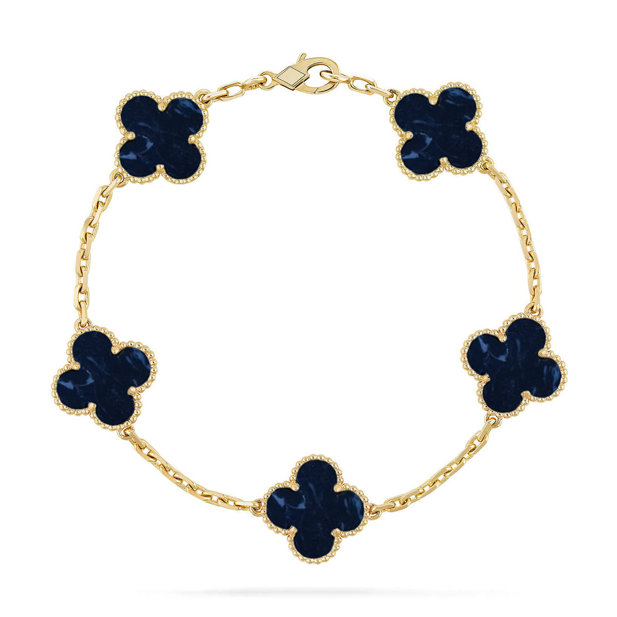 [ORA]CLOVER 5 MOTIF PIETERSITE BRACELET COLLECTION