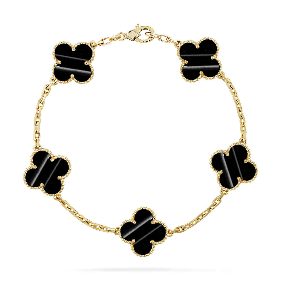 [ORA] CLOVER 5 MOTIF PULSAR STONE BRACELET COLLECTION