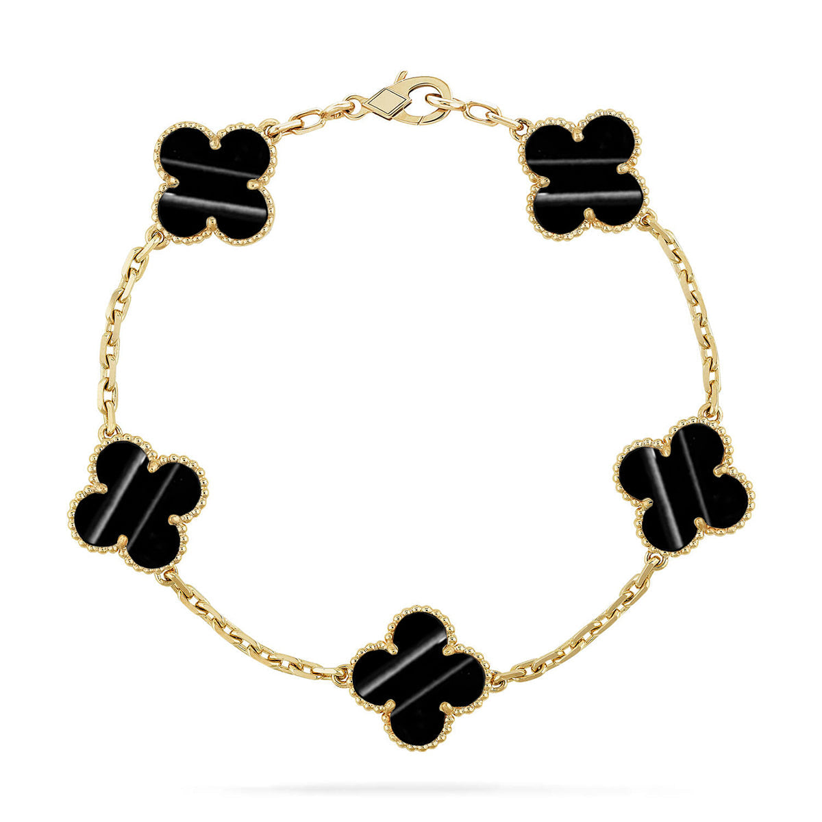 [ORA] CLOVER 5 MOTIF PULSAR STONE BRACELET COLLECTION