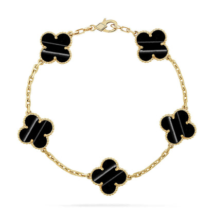 [ORA] CLOVER 5 MOTIF PULSAR STONE BRACELET COLLECTION
