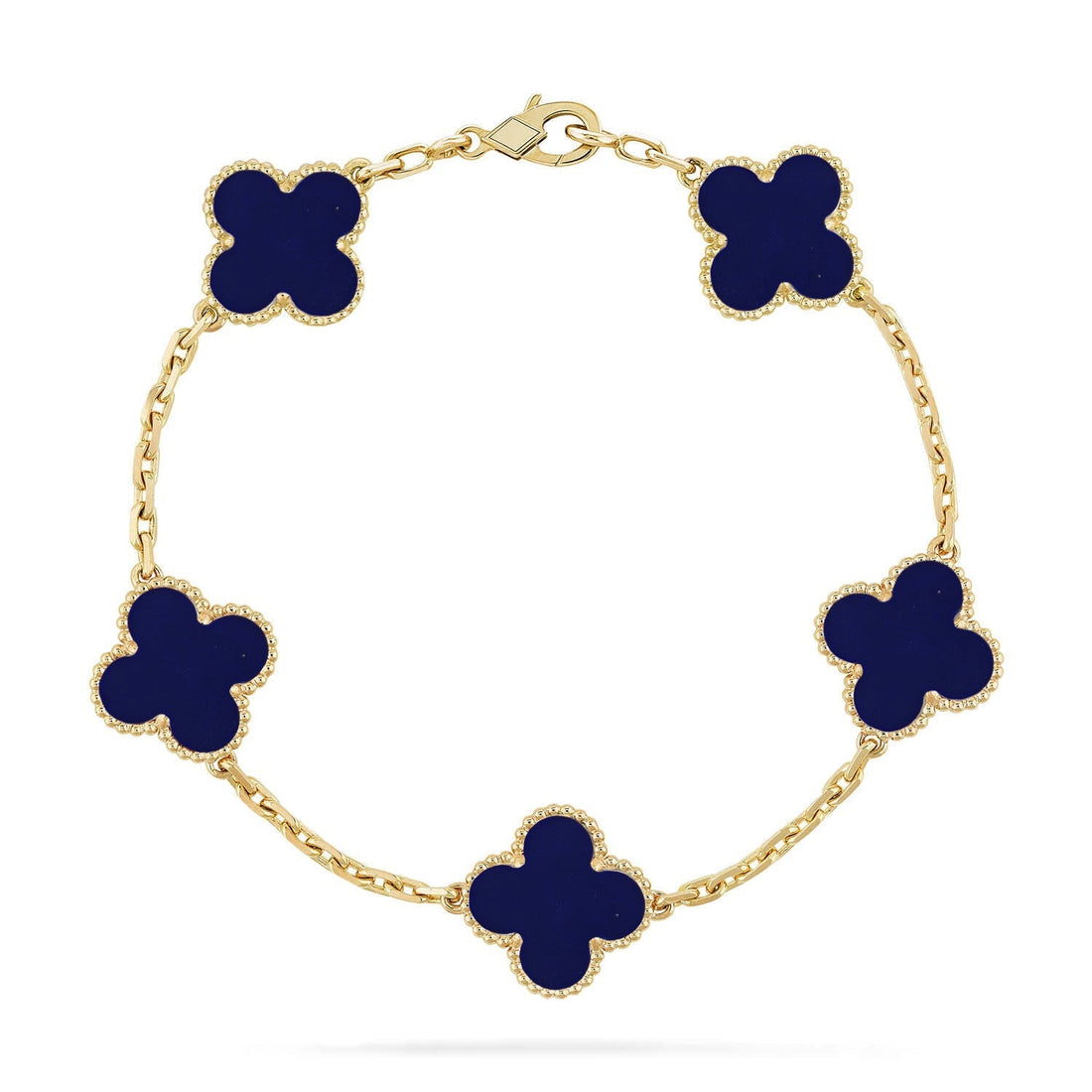 [ORA]CLOVER 5 MOTIF LAPIS LAZULI BRACELET COLLECTION