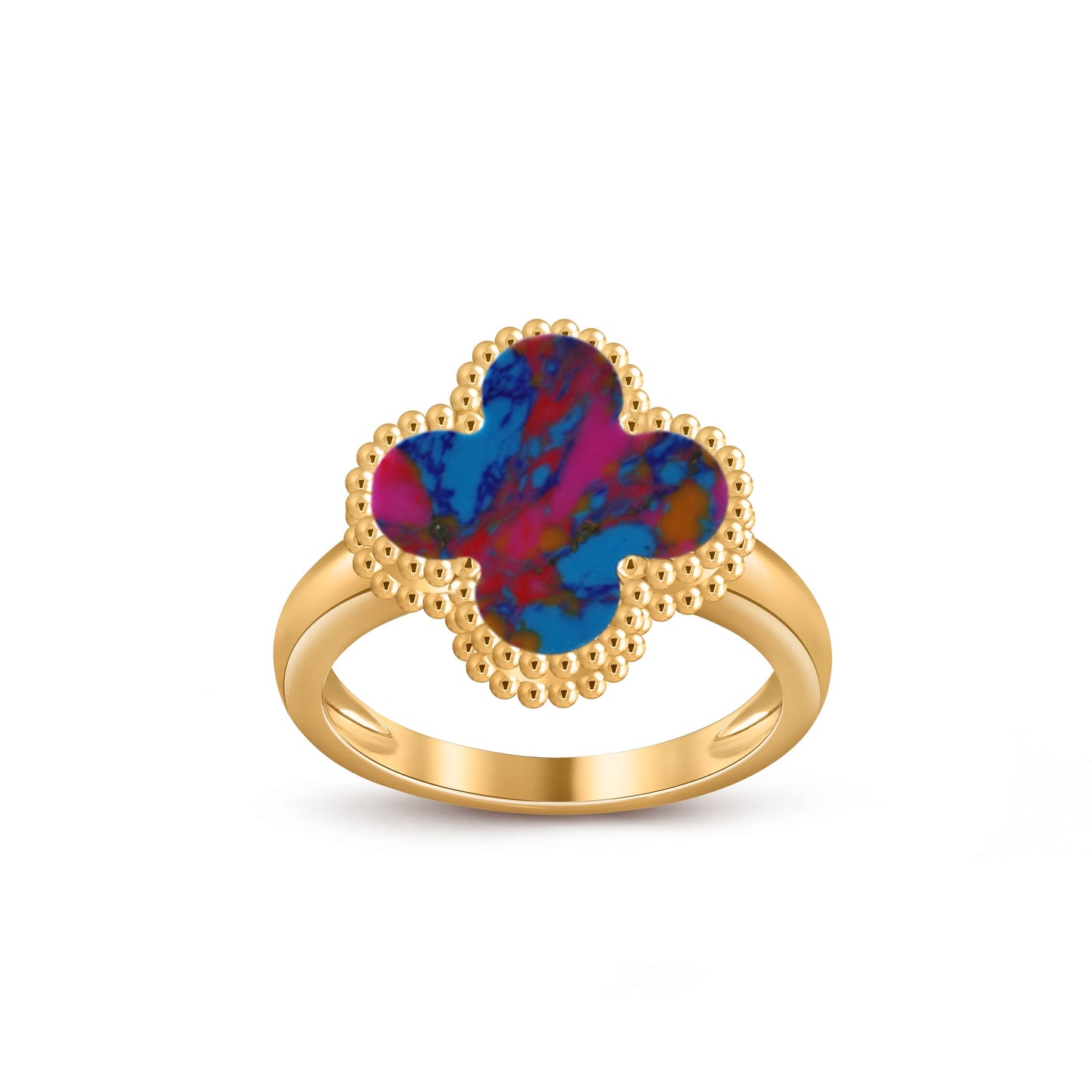 [ORA]CLOVER RING GOLD COLLECTION