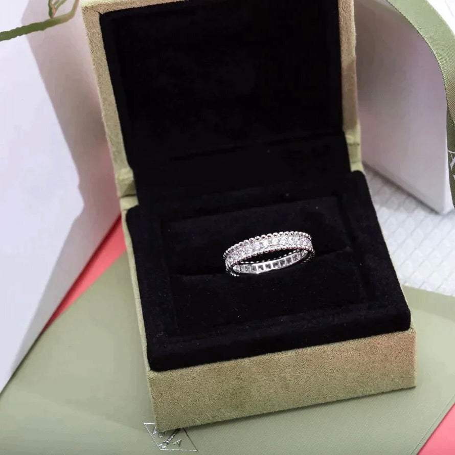 [ORA]PERLEE DIAMOND SILVER RING