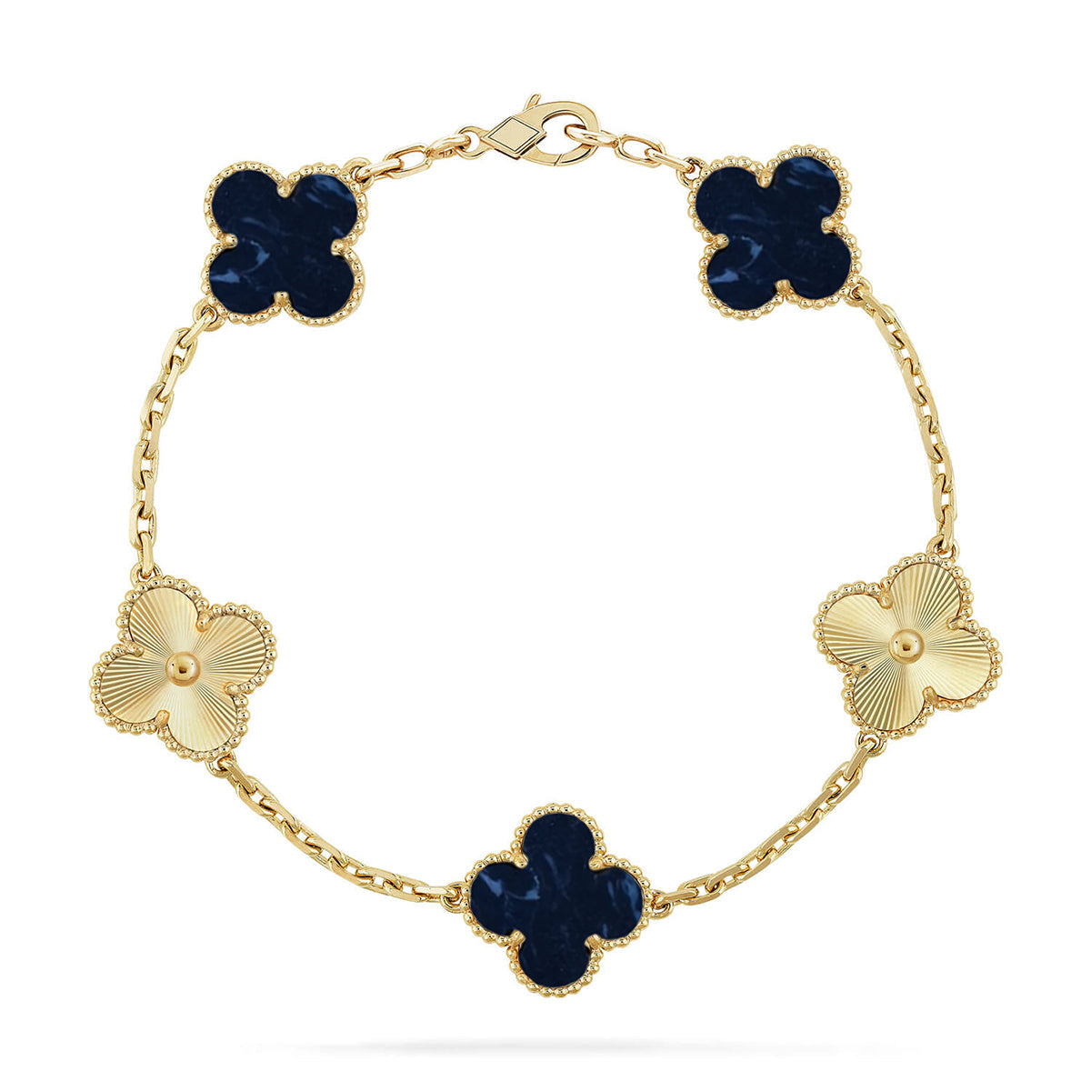 [ORA]CLOVER 5 MOTIF PIETERSITE BRACELET COLLECTION