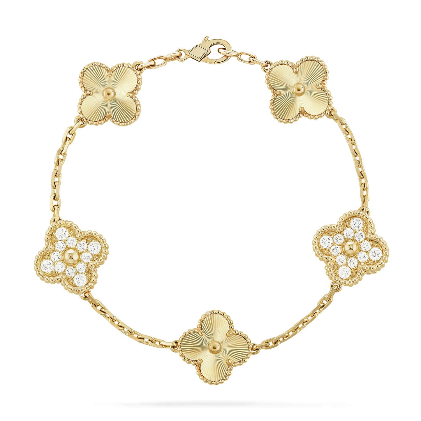 [ORA] CLOVER 5 MOTIF LASER BRACELET COLLECTION