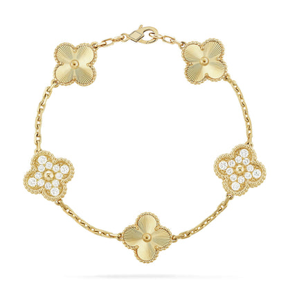 [ORA] CLOVER 5 MOTIF LASER BRACELET COLLECTION