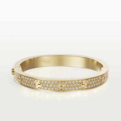 [ORA]LOVE BRACELET 6.1MM DIAMOND-PAVED