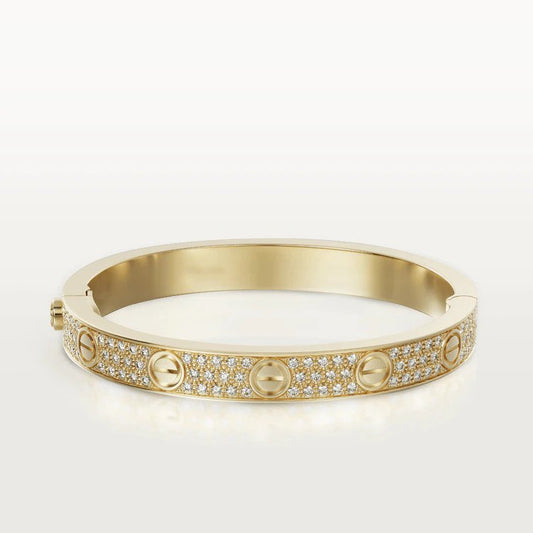 [ORA]LOVE BRACELET 6.1MM DIAMOND-PAVED