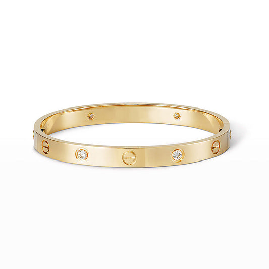 [ORA]LOVE BRACELET 6.1MM 4 DIAMONDS