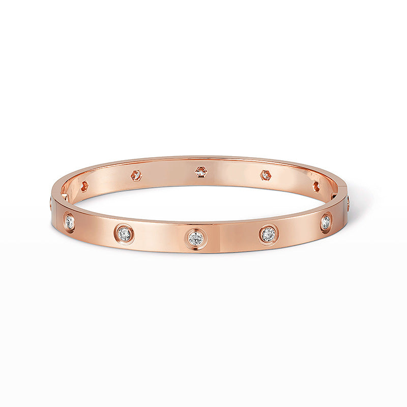 [ORA]LOVE BRACELET 6.1MM 10 DIAMONDS