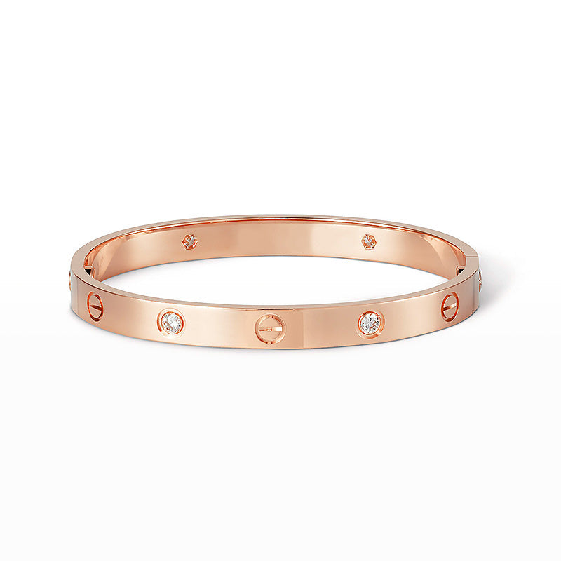 [ORA]LOVE BRACELET 6.1MM 4 DIAMONDS
