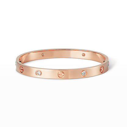 [ORA]LOVE BRACELET 6.1MM 4 DIAMONDS