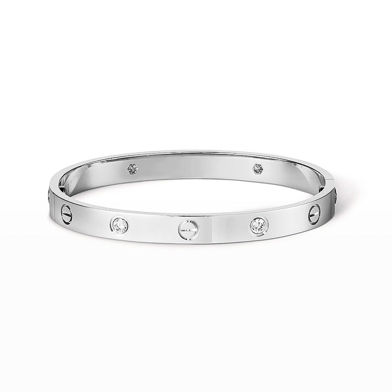 [ORA]LOVE BRACELET 6.1MM 4 DIAMONDS