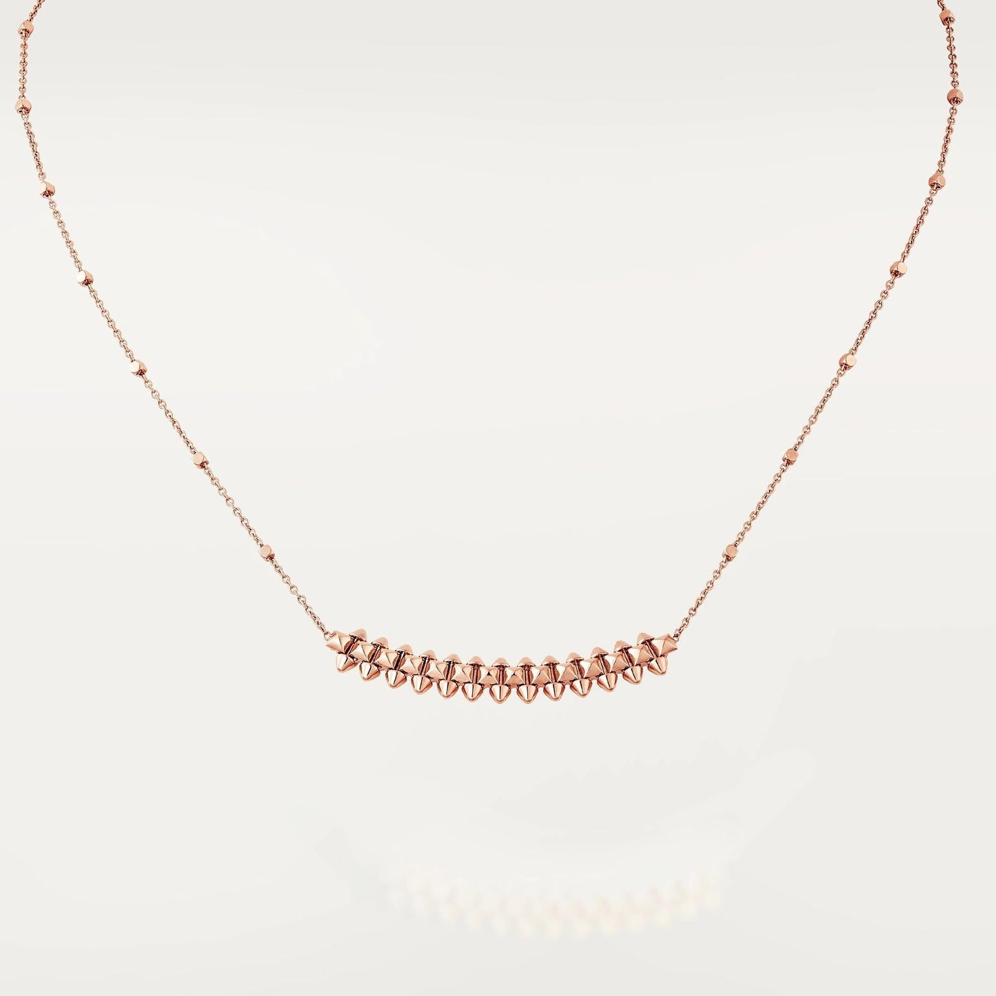 [ORA]CLASH PINK GOLD NECKLACE