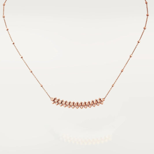 [ORA]CLASH PINK GOLD NECKLACE