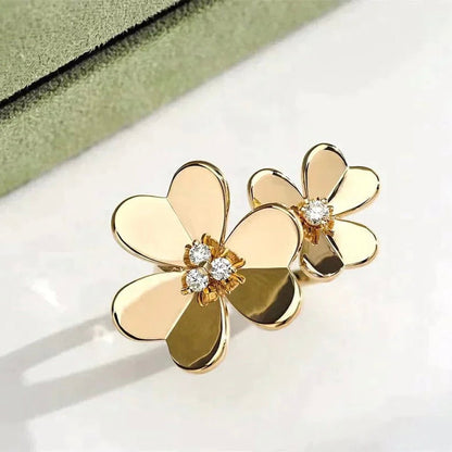 [ORA]CLOVER COMOS GOLD DIAMOND RING