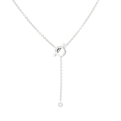 [ORA]FINESSE SILVER DIAMOND NECKLACE