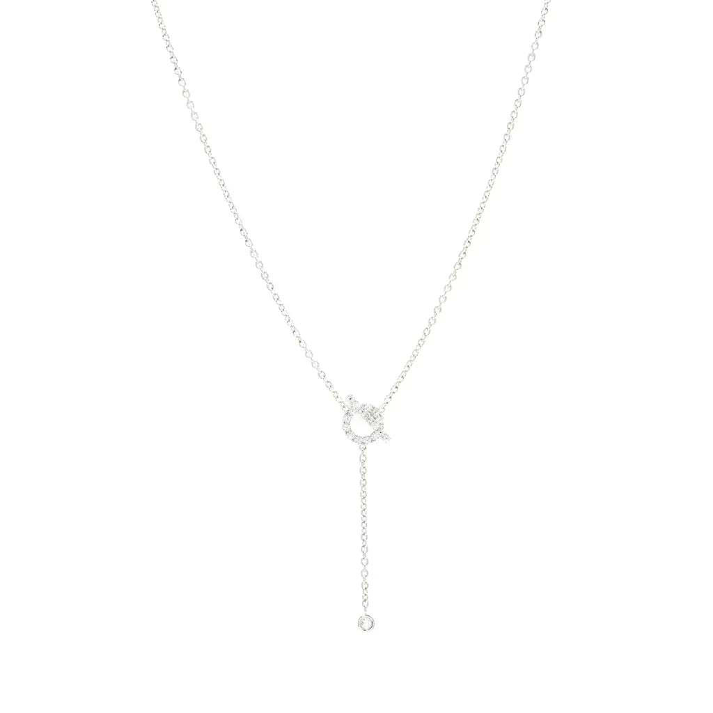 [ORA]FINESSE SILVER DIAMOND NECKLACE