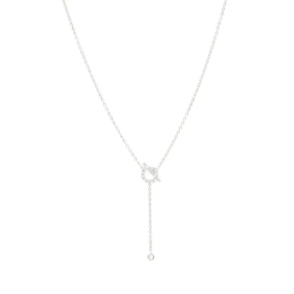 [ORA]FINESSE SILVER DIAMOND NECKLACE