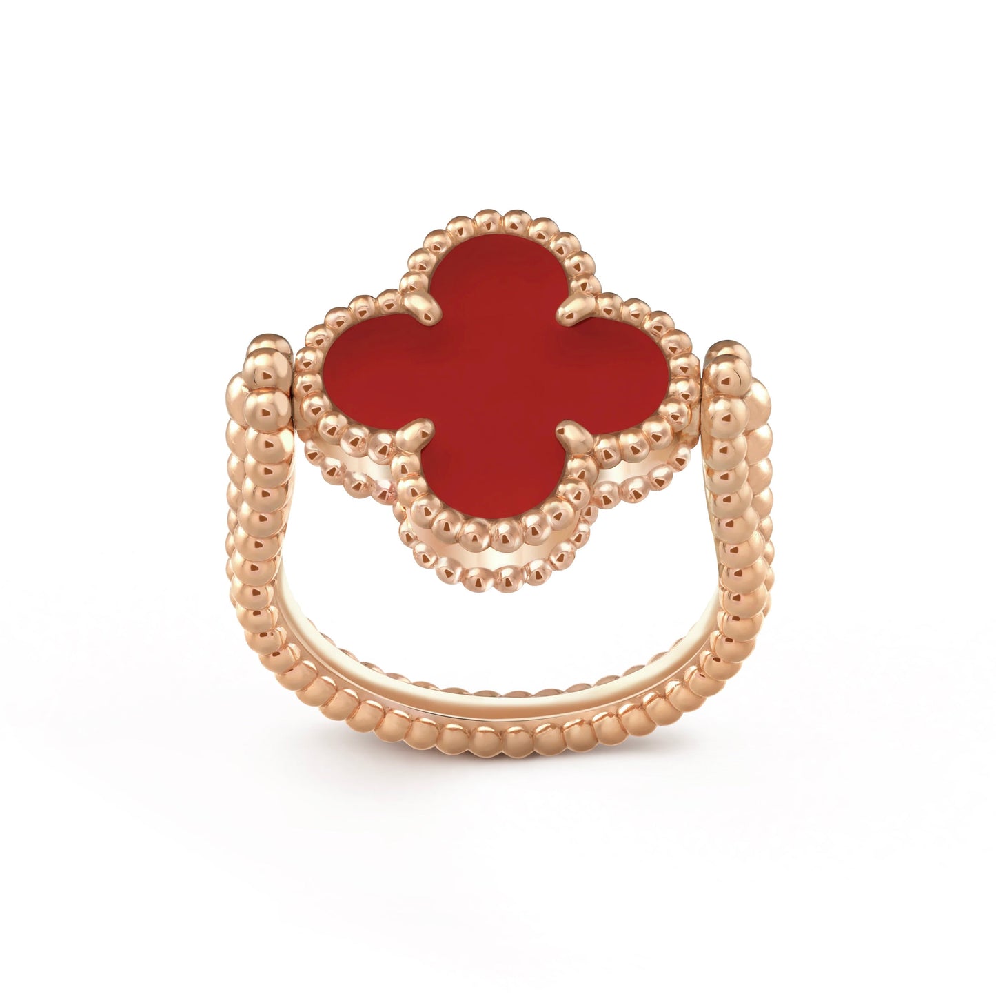 [ORA]CLOVER RIVERSIBLE RING ROSE GOLD COLLECTION