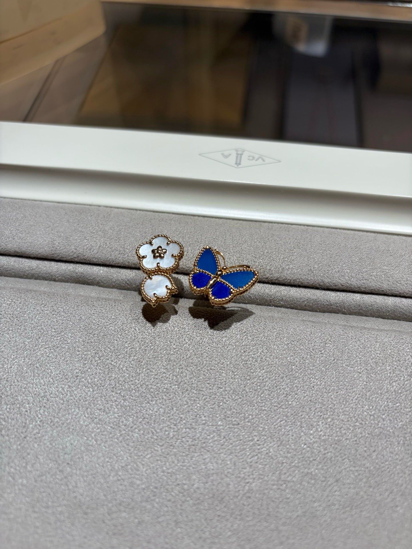 [ORA]LUCKY SPRING BUTTERFLY OPEN-FACE RINGS