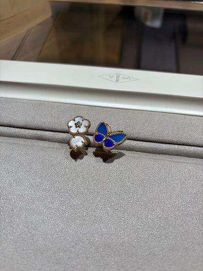 [ORA]LUCKY SPRING BUTTERFLY OPEN-FACE RINGS