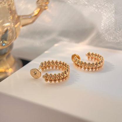 [ORA]CLASH SMALL HOOP EARRINGS
