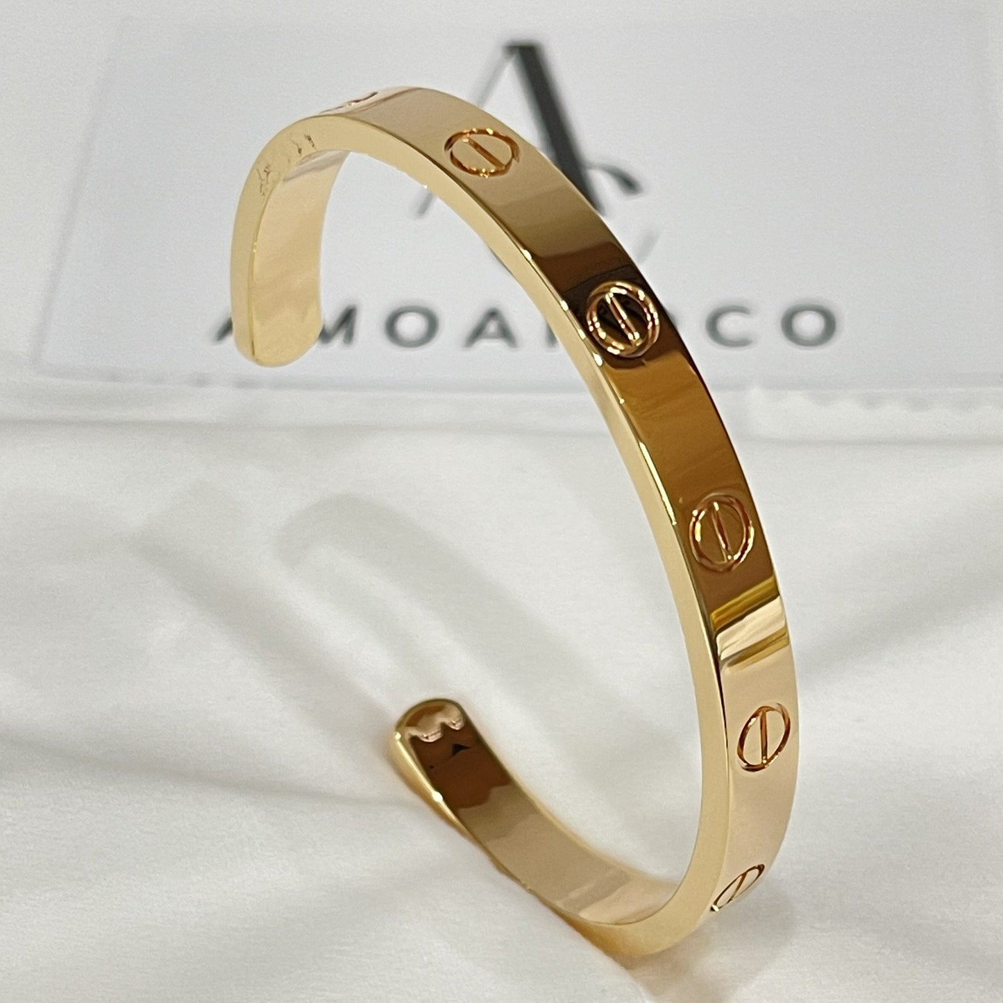 [ORA]LOVE BRACELET 6.1MM OPEN CUFF