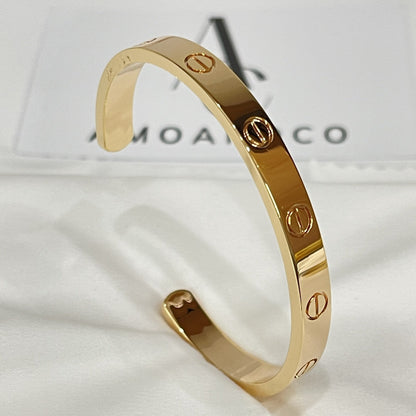 [ORA]LOVE BRACELET 6.1MM OPEN CUFF