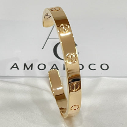 [ORA]LOVE BRACELET 6.1MM OPEN CUFF