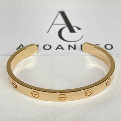 [ORA]LOVE BRACELET 6.1MM OPEN CUFF