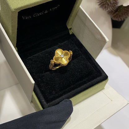 [ORA]CLOVER RIVERSIBLE RING GOLD COLLECTION