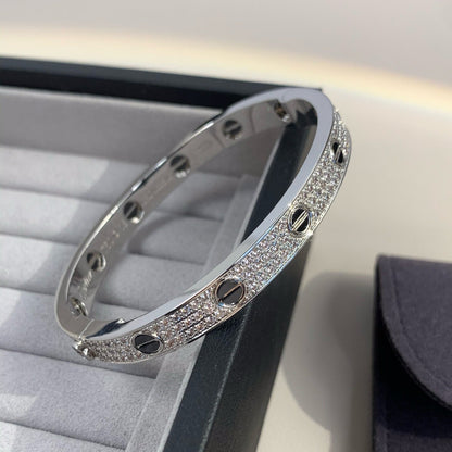 [ORA]LOVE BRACELET 6.1MM DIAMOND-PAVED CERAMIC