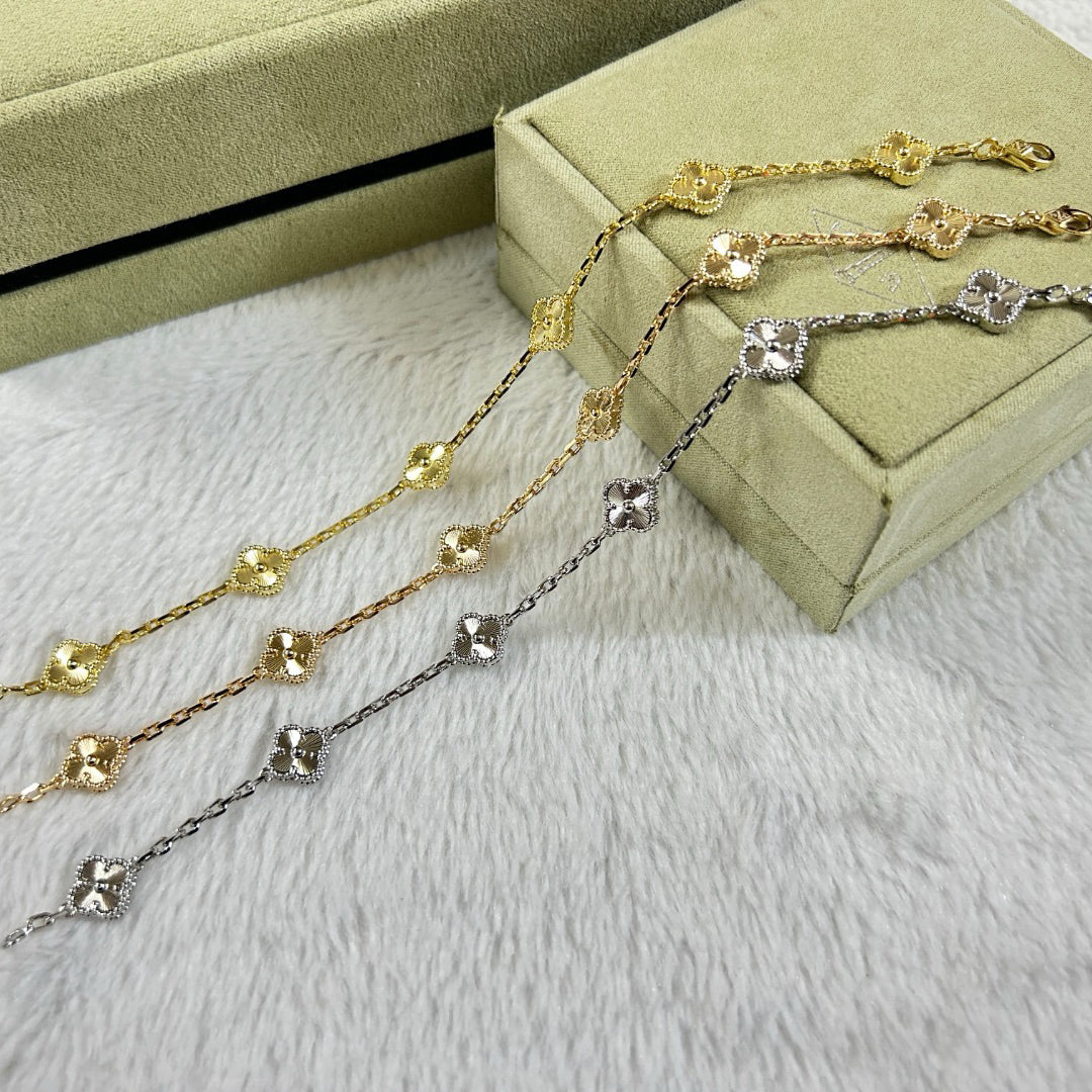 [ORA]CLOVER 6 MOTIF DIAMOND BRACELET