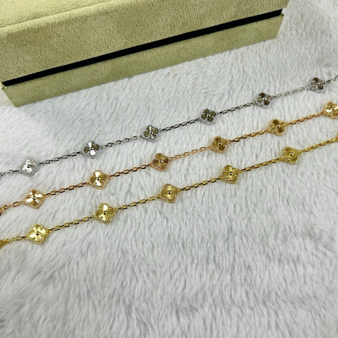 [ORA]CLOVER 6 MOTIF DIAMOND BRACELET