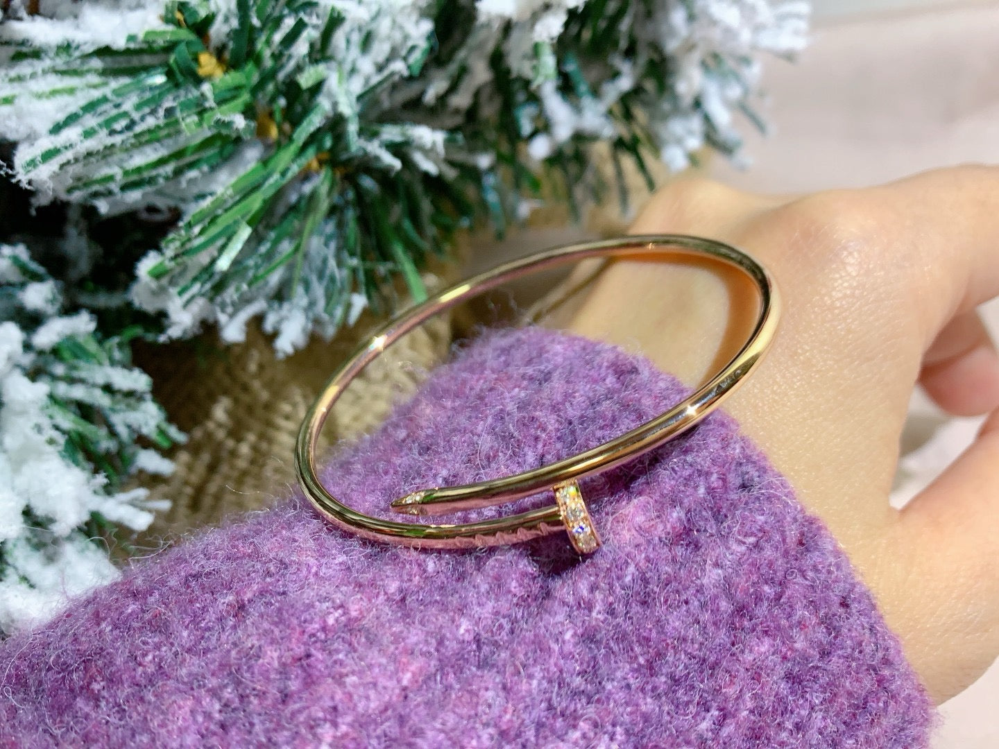 [ORA]JUSTE BRACELET 2.5MM DIAMONDS