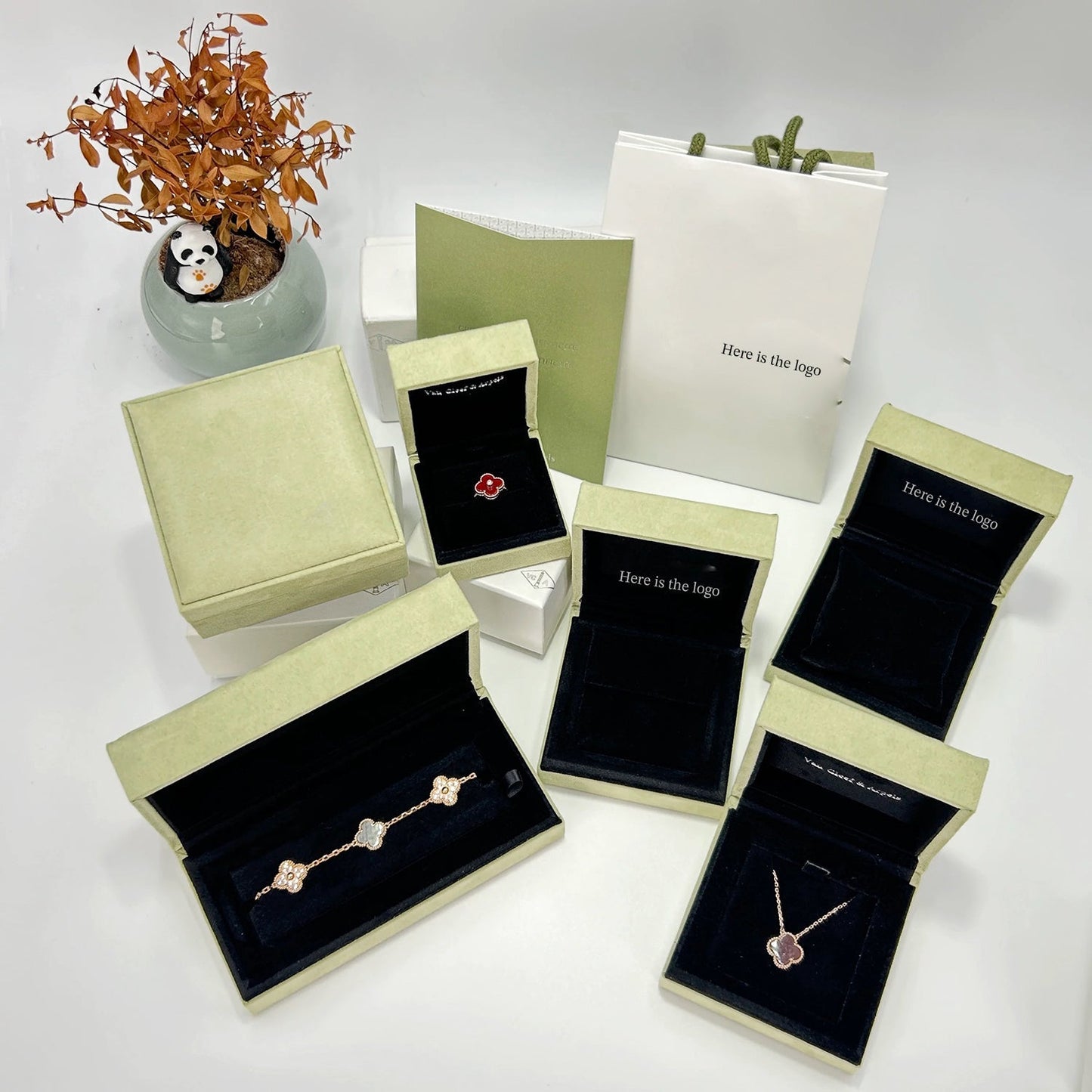[ORA]CLOVER 15MM DIAMOND SINGLE FLOWER NECKLACE COLLECTION