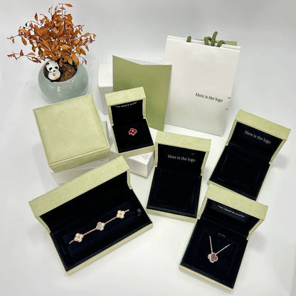 [ORA]CLOVER MINI 9.5MM CARNELIANS NECKLACE COLLECTION