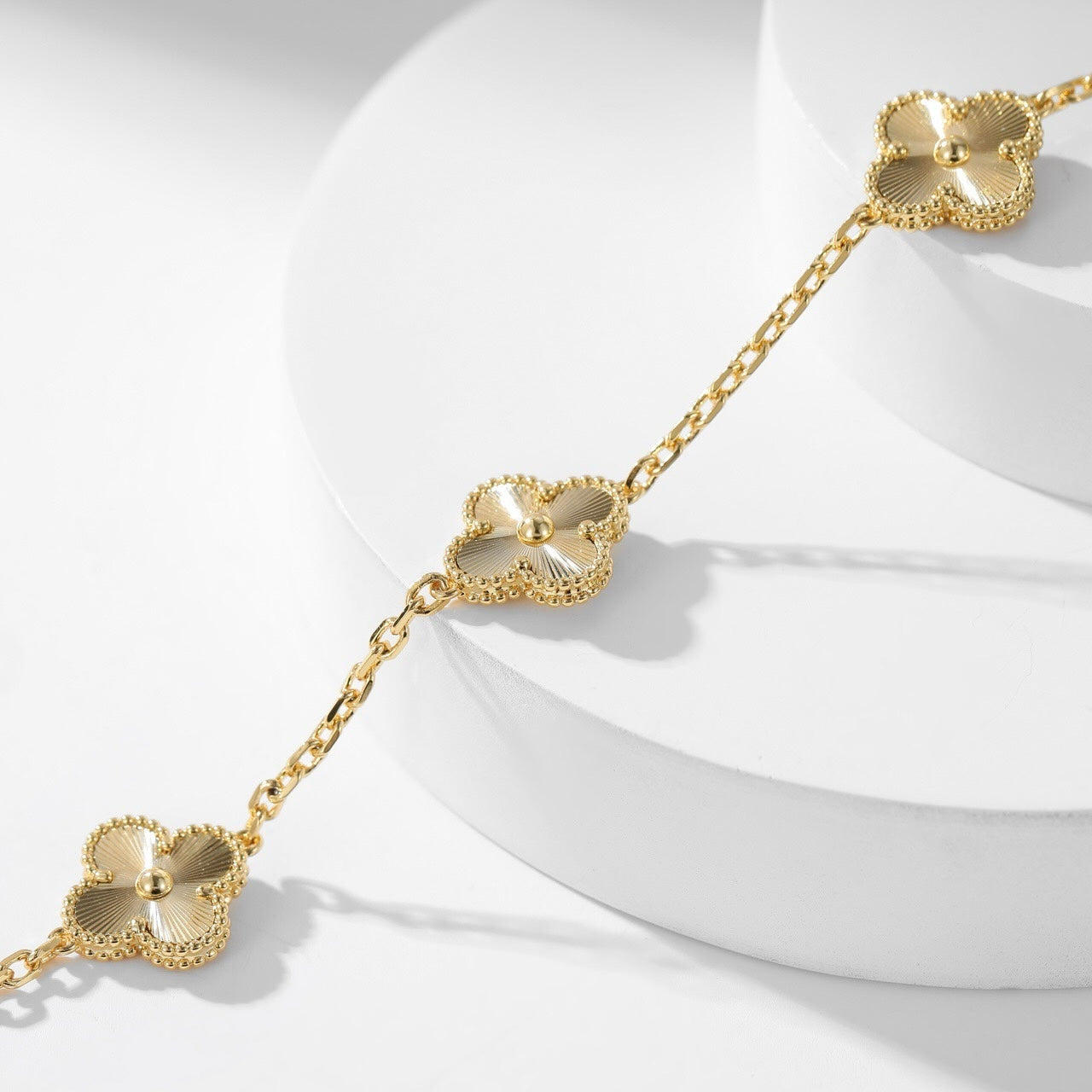 [ORA]CLOVER 10 MOTIFS LASER NECKLACE