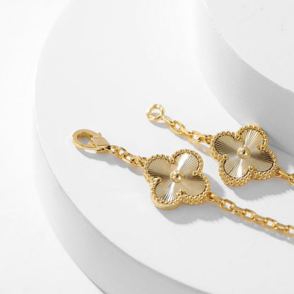 [ORA]CLOVER 10 MOTIFS LASER NECKLACE
